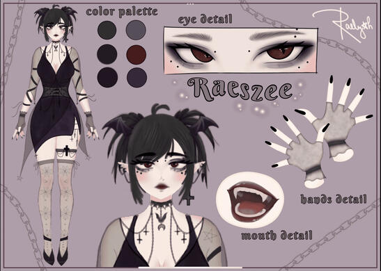 Rae character sheet